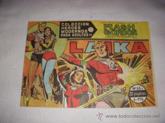 Tebeos: COLECCI&Oacute;N HEROES MODERNOS N&ordm; 55, SERIE B, CON FLASH GORDON, EDITORIAL D&Oacute;LAR - Foto 1