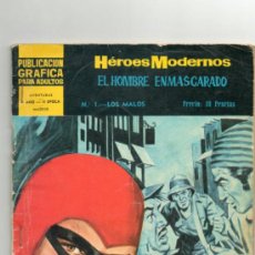 Giornalini: HEROES MODERNOS-EL HOMBRE ENMASCARADO Nº1 .DOLAR.1966. Lote 37574531