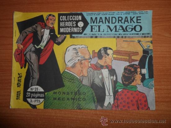 Tebeos: MANDRAKE EL MAGO HEROES MODERNOS DOLAR SERIE C N&ordm; 21 - Foto 1
