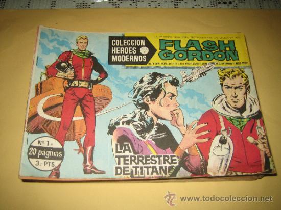 Tebeos: FLASH GORDON - HEROES MODERNOS - ORIGINAL - 62 COMICS - Foto 1