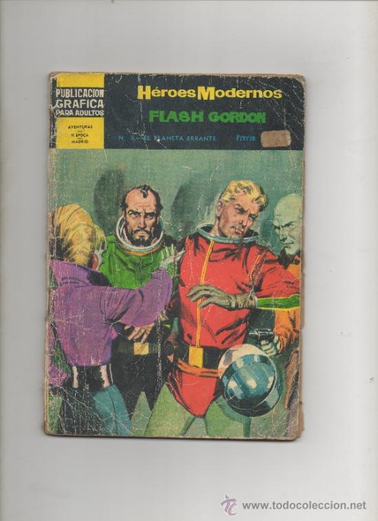 Tebeos: FLASH GORDON - HEROES MODERNOS N&ordm; 8 EL PLANETA ERRANTE.1966 DOLAR. -A5 - Foto 1