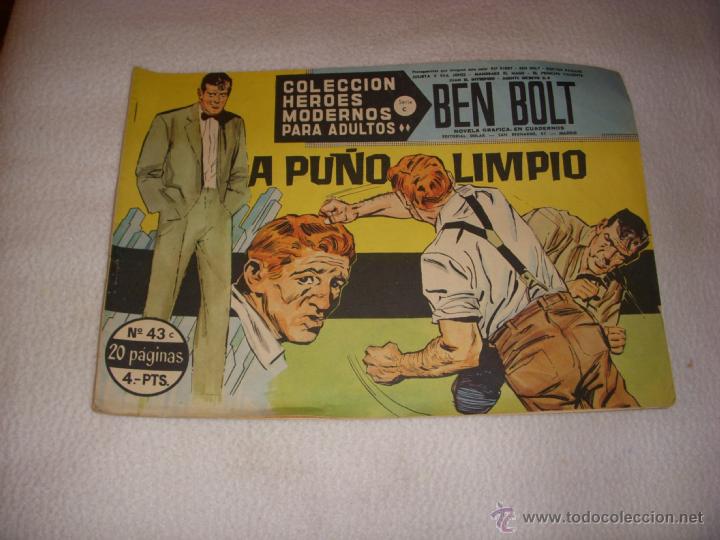 Tebeos: COLECCI&Oacute;N HEROES MODERNOS SERIE C, CON BEN BOLT, EDITORIAL D&Oacute;LAR - Foto 1