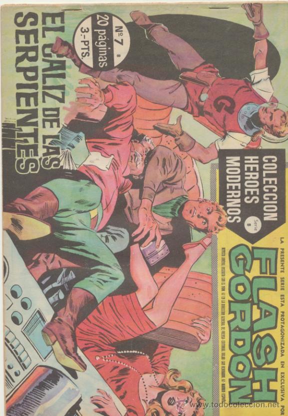 Tebeos: Flash Gordon Serie B n&ordm;  7. H&eacute;roes Modernos. - Foto 1