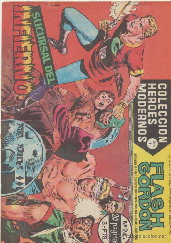 Tebeos: Flash Gordon Serie B n&ordm;  24. H&eacute;roes Modernos. - Foto 1