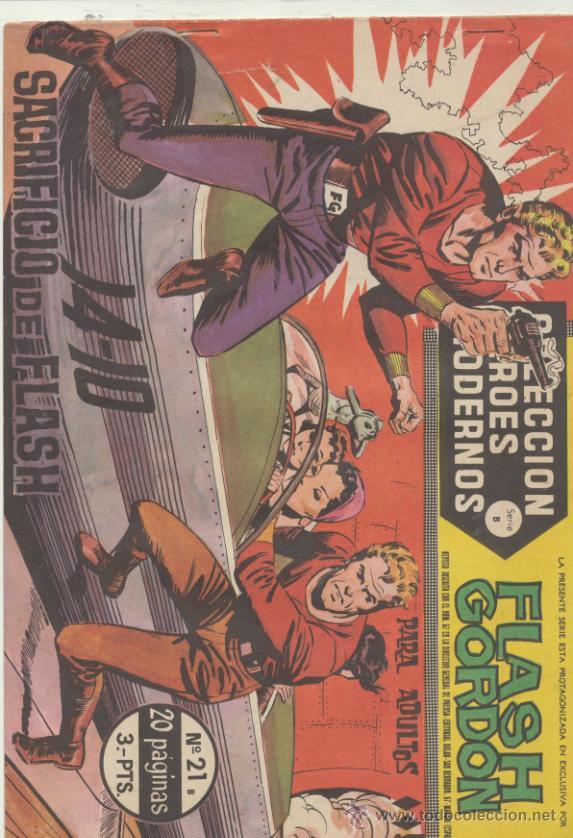 Tebeos: Flash Gordon Serie B n&ordm;  21. H&eacute;roes Modernos. - Foto 1