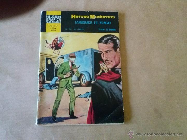 Tebeos: mandrake el mago n&ordm; 10 , heroes modernos -dolar - Foto 1