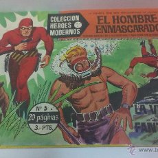 Tebeos: COMIC DEL HOMBRE ENMASCARADO Nº 5 .COLECCION HEROES MODERNOS.LA VUELTA DEL FANTASMA. Lote 43877598