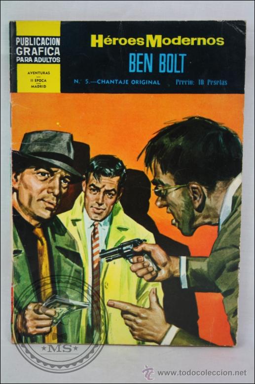 Tebeos: C&oacute;mic Ben Bolt. N&ordm; 5. Chantaje Original - Aventuras. II &Eacute;poca - Ed. D&oacute;lar - 1966 - Foto 1
