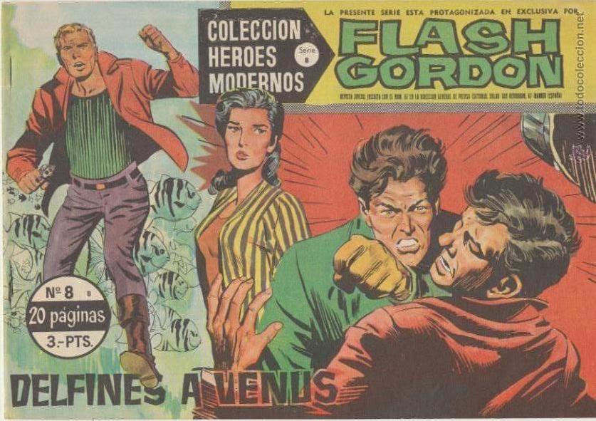 Tebeos: Flash Gordon Serie B n&ordm;  8. H&eacute;roes Modernos. Dolar  1963. - Foto 1