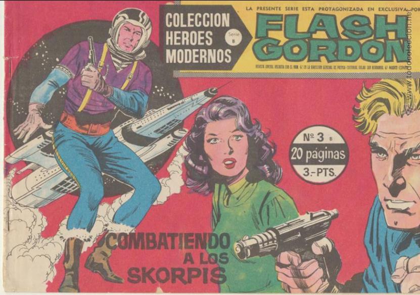 Tebeos: Flash Gordon Serie B n&ordm; 3. H&eacute;roes Modernos. Dolar 1963. - Foto 1