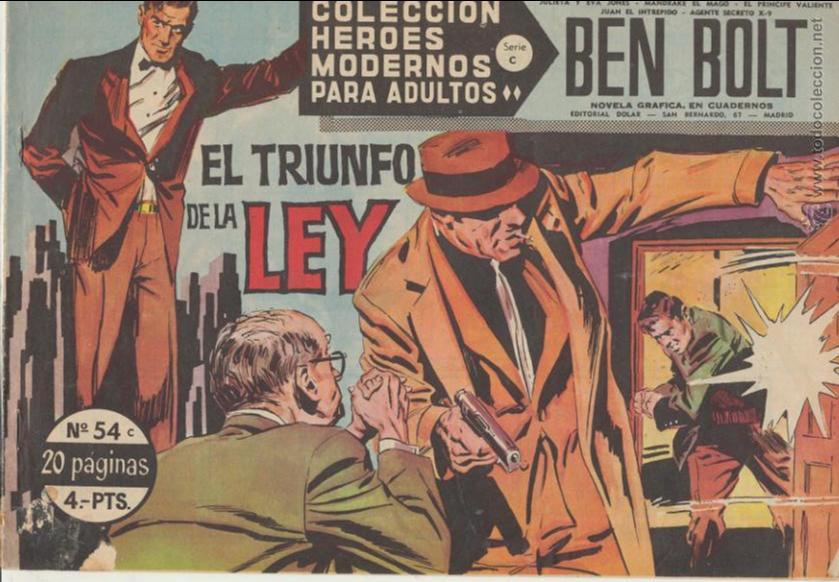 Tebeos: H&eacute;roes Modernos serie c n&ordm; 54. Ben Bolt. - Foto 1