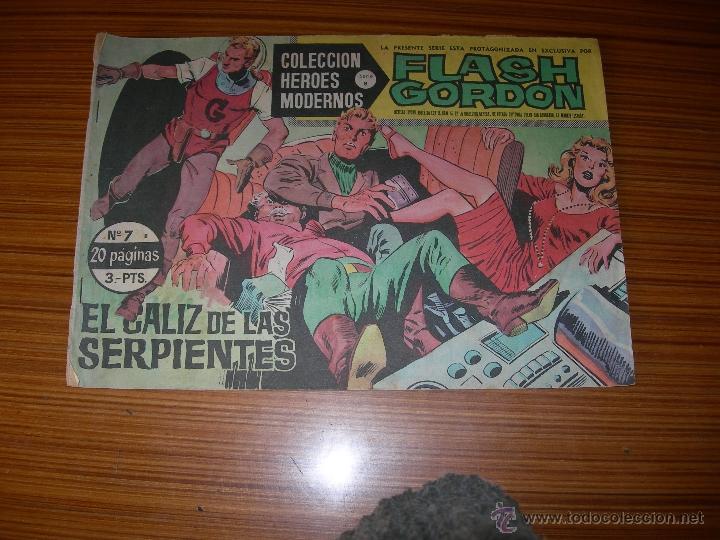 Tebeos: HEROES MODERNOS SERIE B FLASH GORDON N&ordm; 7  DE DOLAR - Foto 1