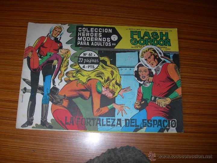 Tebeos: HEROES MODERNOS SERIE B FLASH GORDON N&ordm; 61  DE DOLAR - Foto 1