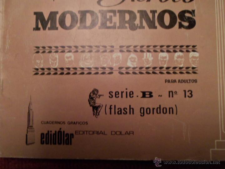 Tebeos: FLASH GORDON COLECCI&Oacute;N HEROES MODERNOS SERIE B EDITORIAL DOLAR N&Uacute;MERO 13 - Foto 2