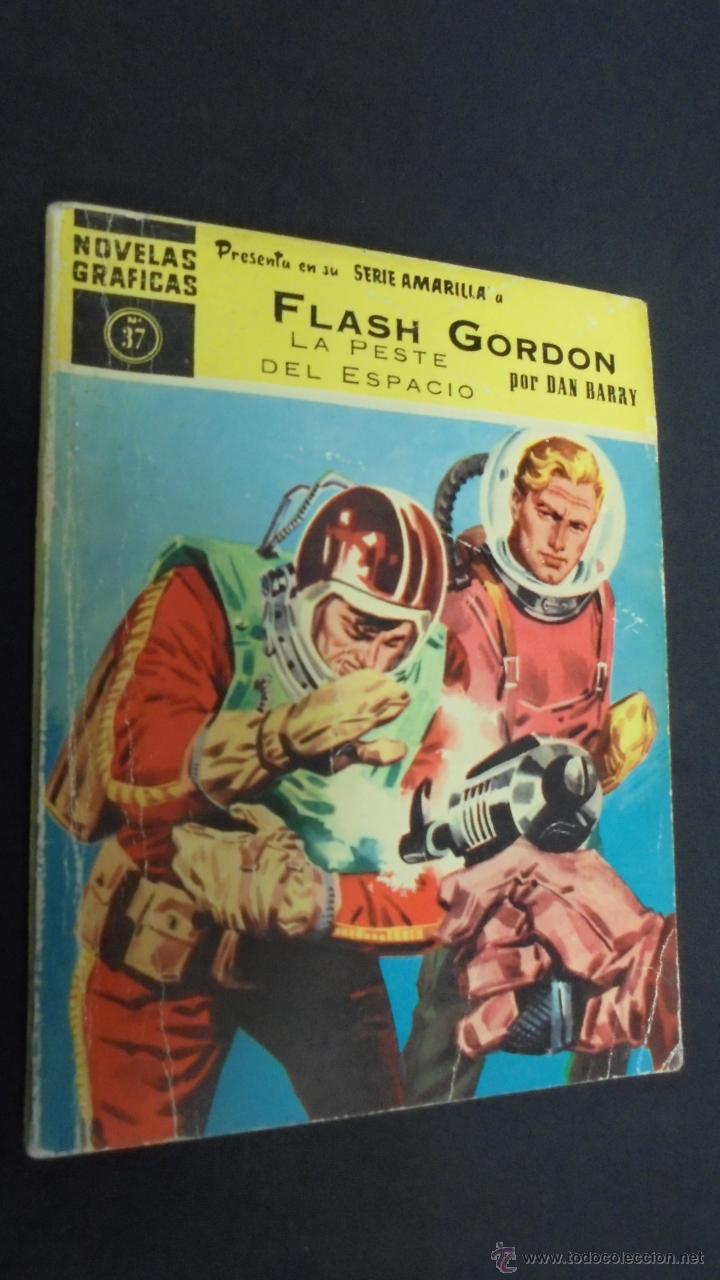 Tebeos: FLASH GORDON . N&ordm; 37. LA PESTE DEL ESPACIO. SERIE AMARILLA. EDITORIAL DOLAR. 1960. - Foto 1