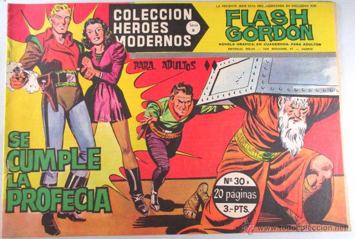 Tebeos: FLASH GORDON N&ordm; 30 - COLECCI&Oacute;N H&Eacute;ROES MODERNOS , SERIE B - ED. D&Oacute;LAR - Foto 1