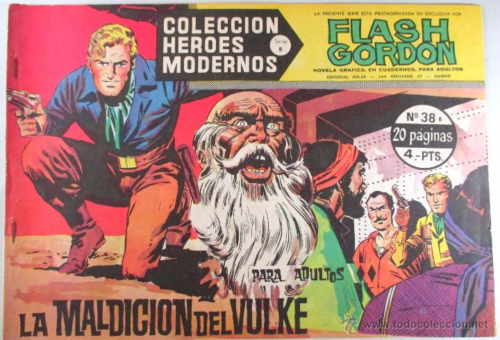 Tebeos: FLASH GORDON N&ordm; 38 - COLECCI&Oacute;N H&Eacute;ROES MODERNOS , SERIE B - ED. D&Oacute;LAR - Foto 1