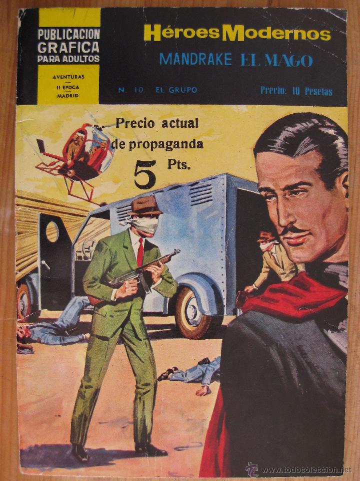 Tebeos: HEROES MODERNOS - MANDRAKE EL MAGO N&ordm;10 - DOLAR - Foto 1