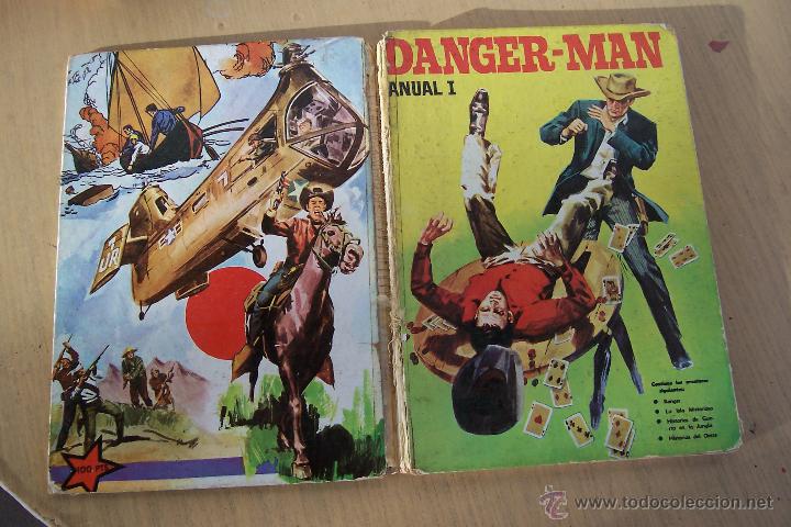Tebeos: dolar, danger-man anual n&ordm; 1 y lote ranger juvenil. - Foto 1
