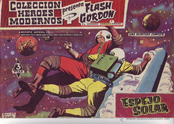 Tebeos: HEROES MODERNOS FLASH GORDON - NUMERO 36 - ESPEJO SOLAR - Foto 1