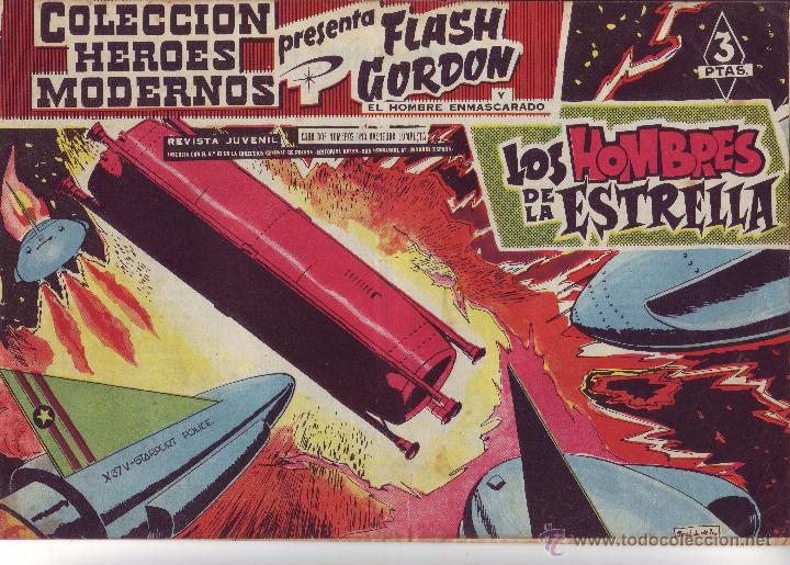 Tebeos: HEROES MODERNOS FLASH GORDON - NUMERO 33 - LOS HOMBRES DE LA ESTRELLA - Foto 1