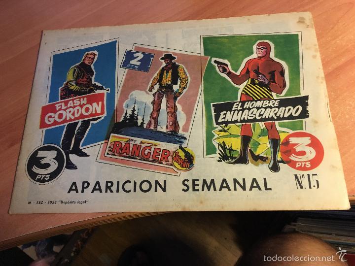 Tebeos: FLASH GORDON N&ordm; 15 COLECCION HEROES MODERNOS (ED. DOLAR) (COB110) - Foto 2