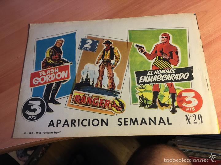 Tebeos: FLASH GORDON N&ordm; 29 COLECCION HEROES MODERNOS (ED. DOLAR) (COB110) - Foto 2