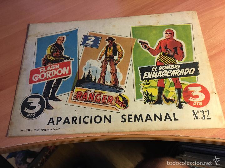 Tebeos: FLASH GORDON N&ordm; 32 COLECCION HEROES MODERNOS (ED. DOLAR) (COB110) - Foto 2