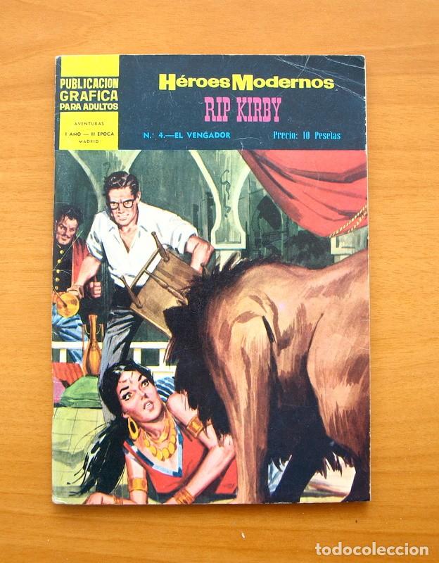 Tebeos: H&eacute;roes modernos 2&ordf; &eacute;poca n&ordm; 4 - Rip Kirby - Editorial D&oacute;lar 1966 - Foto 1
