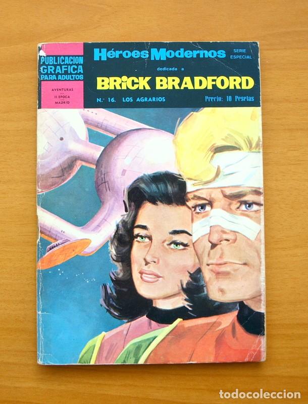 Tebeos: H&eacute;roes modernos 2&ordf; &eacute;poca n&ordm; 16 - Brick Bradford - Editorial D&oacute;lar 1966 - Foto 1
