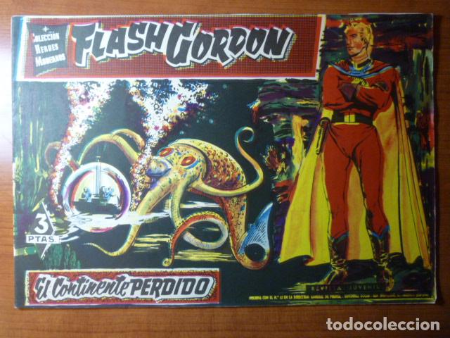 Tebeos: COMIC FLASH GORDON. COLECCION HEROES MODERNOS. EL CONTINENTE PERDIDO. EDITORIAL DOLAR. - Foto 1