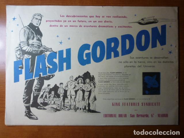 Tebeos: COMIC FLASH GORDON. COLECCION HEROES MODERNOS. EL CONTINENTE PERDIDO. EDITORIAL DOLAR. - Foto 2