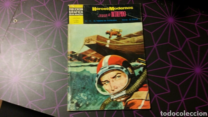 Tebeos: H&eacute;roes modernos. Juan el intr&eacute;pido.  N&deg; 17 - Foto 1