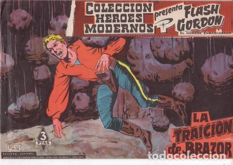 Tebeos: FLASH GORDON. Colecci&oacute;n H&eacute;roes Modernos. N&ordm; 21- La traici&oacute;n de Brazor - Foto 1
