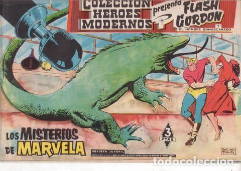 Tebeos: FLASH GORDON. Colecci&oacute;n H&eacute;roes Modernos. N&ordm; 24- Los misterios de Marvela - Foto 1