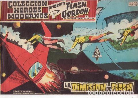 Tebeos: FLASH GORDON. Colecci&oacute;n H&eacute;roes Modernos. N&ordm; 63- La dimisi&oacute;n de Flash - Foto 1
