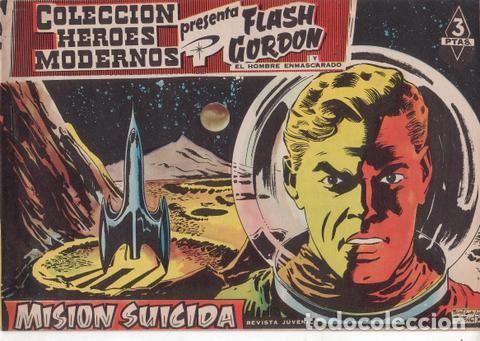 Tebeos: FLASH GORDON. Colecci&oacute;n H&eacute;roes Modernos. N&ordm; 66- Misi&oacute;n suicida - Foto 1