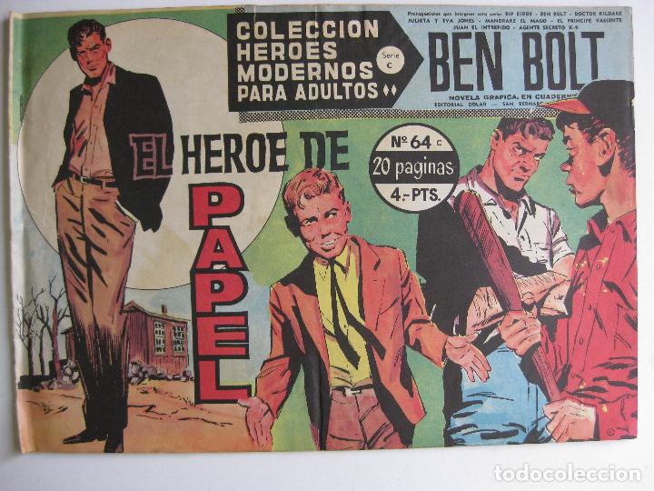 Tebeos: LOTE 7 NUMEROS BEN BOLT - COLECCION HEROES MODERNOS - DOLAR - Foto 1