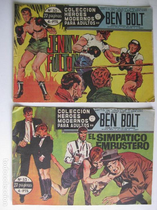 Tebeos: LOTE 7 NUMEROS BEN BOLT - COLECCION HEROES MODERNOS - DOLAR - Foto 3
