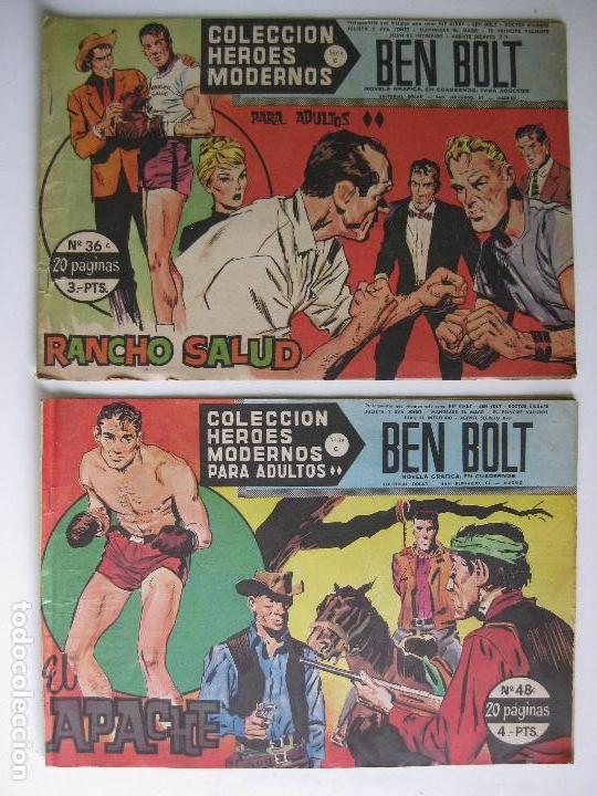 Tebeos: LOTE 7 NUMEROS BEN BOLT - COLECCION HEROES MODERNOS - DOLAR - Foto 4