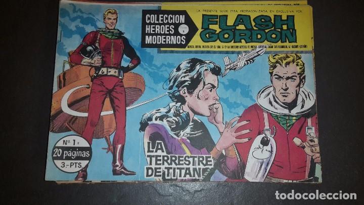 Tebeos: Heroes Modernos. Serie B. Flash Gordon 1 al 19 - Foto 1