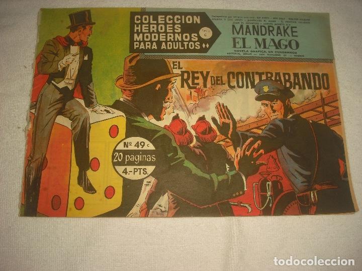 Tebeos: COLECCION HEROES MODERNOS N. 49  MANDRAKE EL MAGO - Foto 1