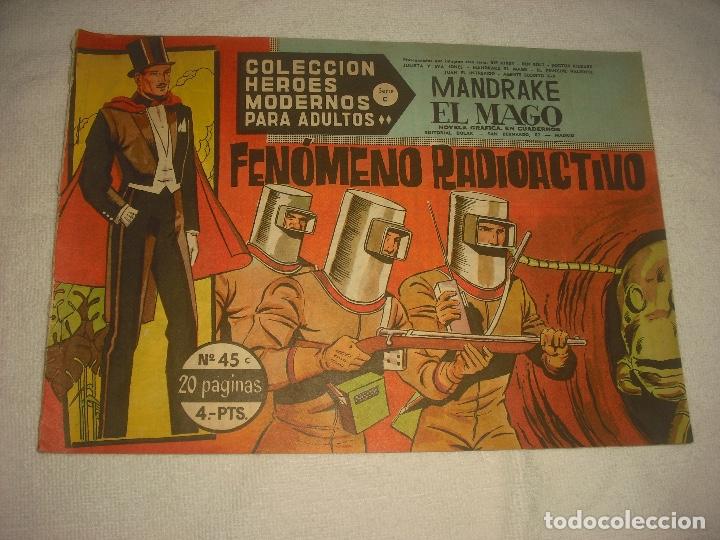Tebeos: COLECCION HEROES MODERNOS N 45 MANDRAKE EL MAGO - Foto 1