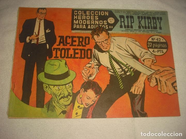 Tebeos: COLECCION HEROES MODERNOS N 42, RIP KIRBY - Foto 1