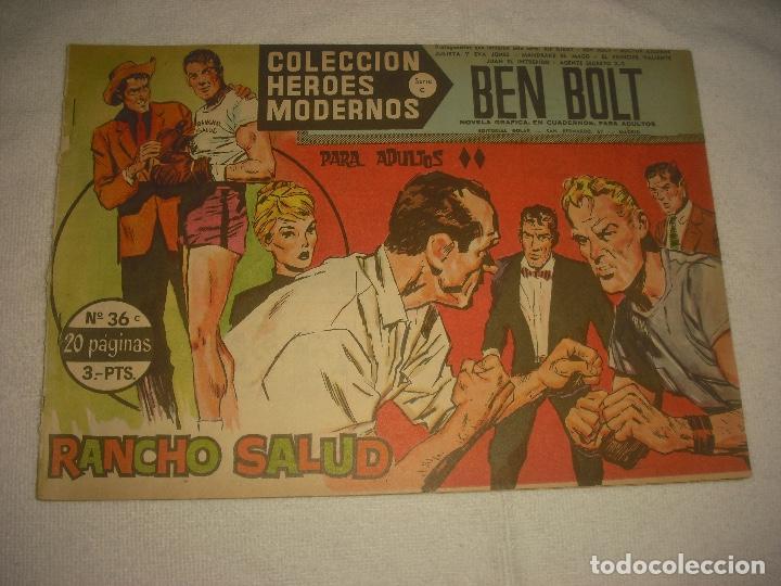 Tebeos: COLECCION HEROES MODERNOS N 36, BEN BOLT - Foto 1