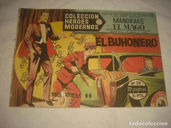 Tebeos: COLECCION HEROES MODERNOS N 28 , MANDRAKE EL MAGO - Foto 1