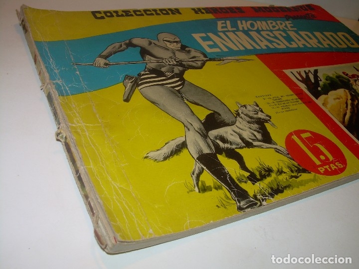Tebeos: ALBUM DE LUJO....EL HOMBRE ENMASCARADO...EDIT. DOLAR AÑO 1958 - Foto 2 - 120242463