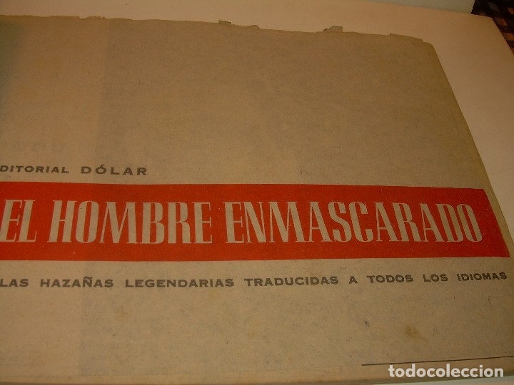 Tebeos: ALBUM DE LUJO....EL HOMBRE ENMASCARADO...EDIT. DOLAR AÑO 1958 - Foto 3 - 120242463