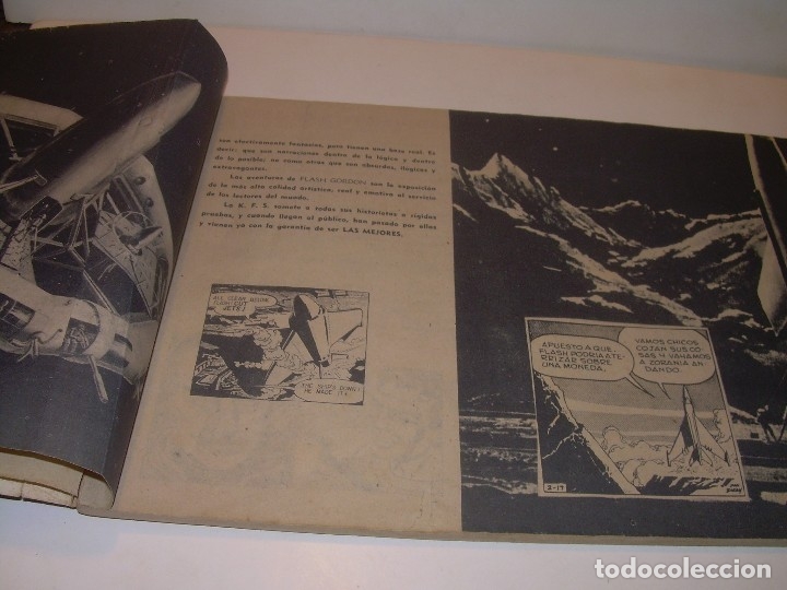 Tebeos: ALBUM DE LUJO....FLASH GORDON...EDIT. DOLAR A&Ntilde;O 1958 - Foto 4