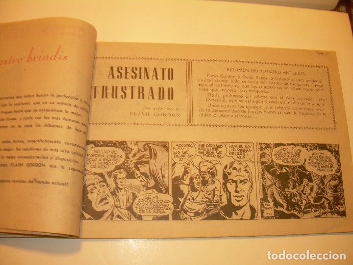 Tebeos: ALBUM DE LUJO....FLASH GORDON...EDIT. DOLAR A&Ntilde;O 1958 - Foto 6
